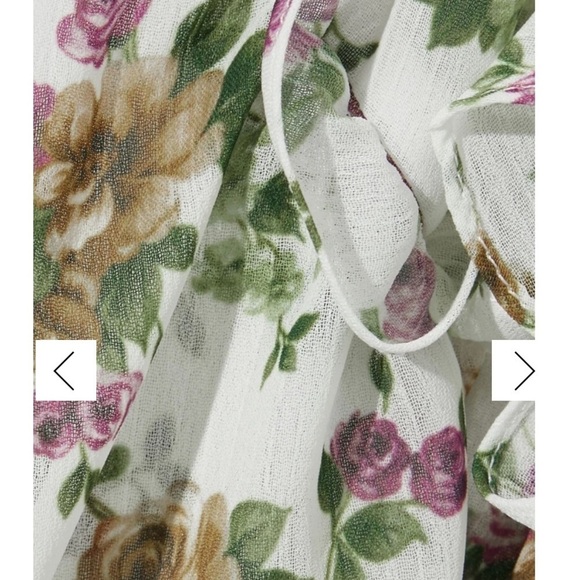 NWT MARISSA WEBB Deandra Tea Length White Floral Maxi Dress Small - Picture 12 of 12